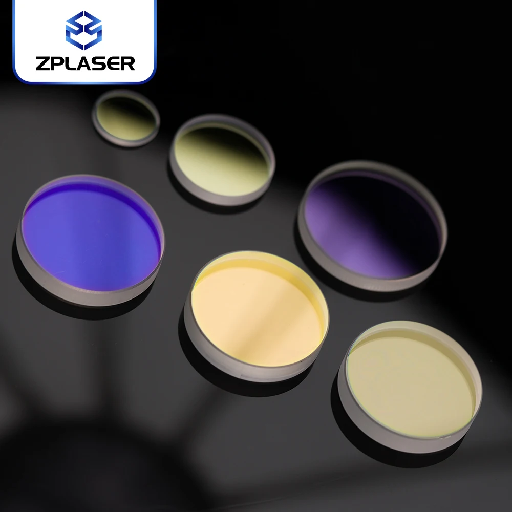 ZPLASER D20x3mm D21.5x2mm D24.4x2mm D24.9x1.5mm D27.9x4.1mm Fiber Laser Machine Accessories Fused Silica Lens Laser Lens