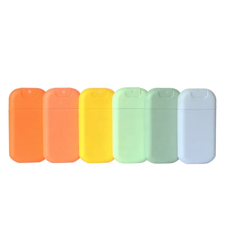 30ml U Shape  Pocket Plastic Credit Card Perfume Bottles PP Plastic Fine Mist Spray Bottle Empty Hand Sanitizer