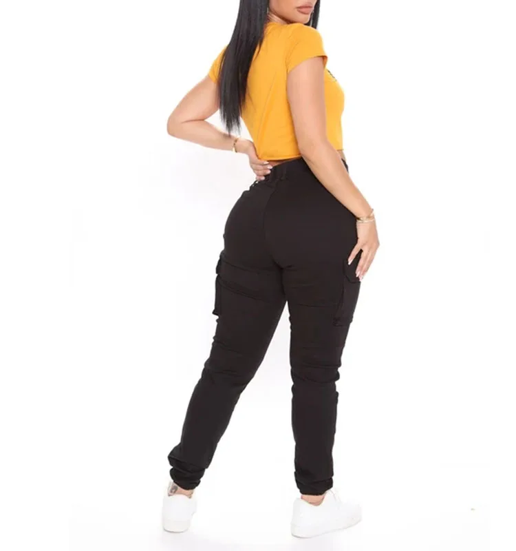 Sexy Jersey Print O Ring  Open Front Short  Sleeve Cropped T Shirt Causal  Women