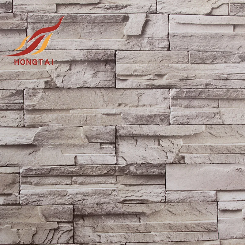1.22m 3D brick pattern wallpaper PVC wallpaper with glue interior decoration