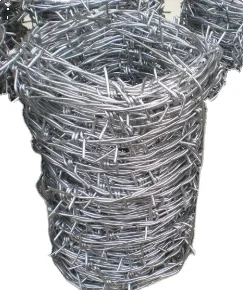 Factory wholesale galvanized barbed wire barbed wire galvanized steel barb wire fence