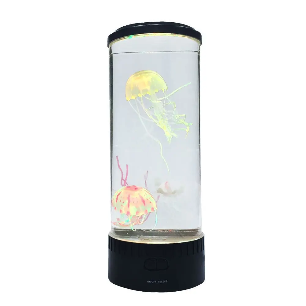LED Remote Control Fantasy Jellyfish Lamp Night Light Color Changing Aquarium Jellyfish Lamp Lava Lamp