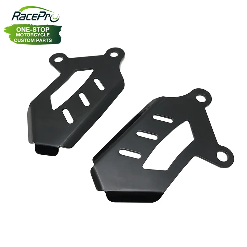 RACEPRO New Black Silver Motorcycle Front Brake Disc Rotors Covers Guard Protection Fit For BMW R18 R-18 R 18 2020 2021 2022