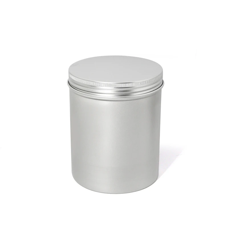 750ml Factory Price Tea Tin Metal Tin Container Screw Lid Metal Canisters Aluminum Cans Tea Canisters with Sealed Screw Lid