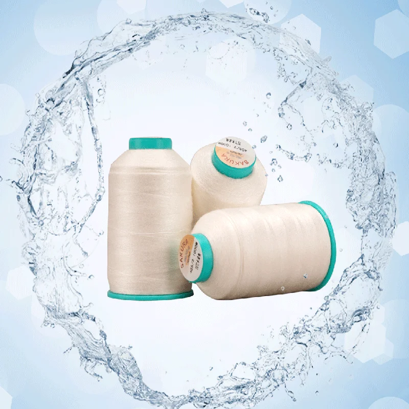 100% Pva нить, Водорастворимая швейная нить 40s/2 1000m для вышивки