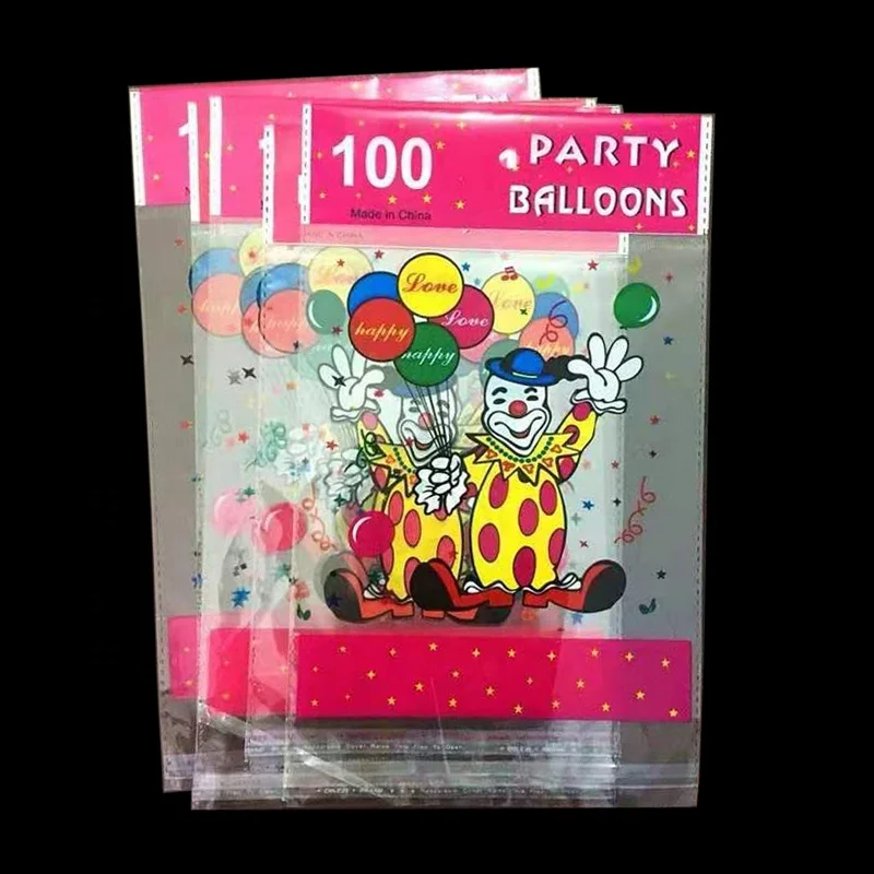 Custom OPP Plastic Head Card Header Bag Small Object Packaging Self Adhesive Bag