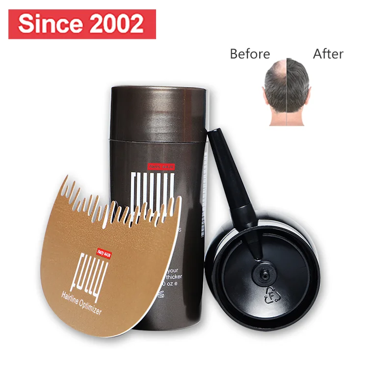 Private Label GMPC Factory Pure Plant Thickening WIG Hair Building Fiber Keratin Hair Fiber Spray FULLY Hair Fiber