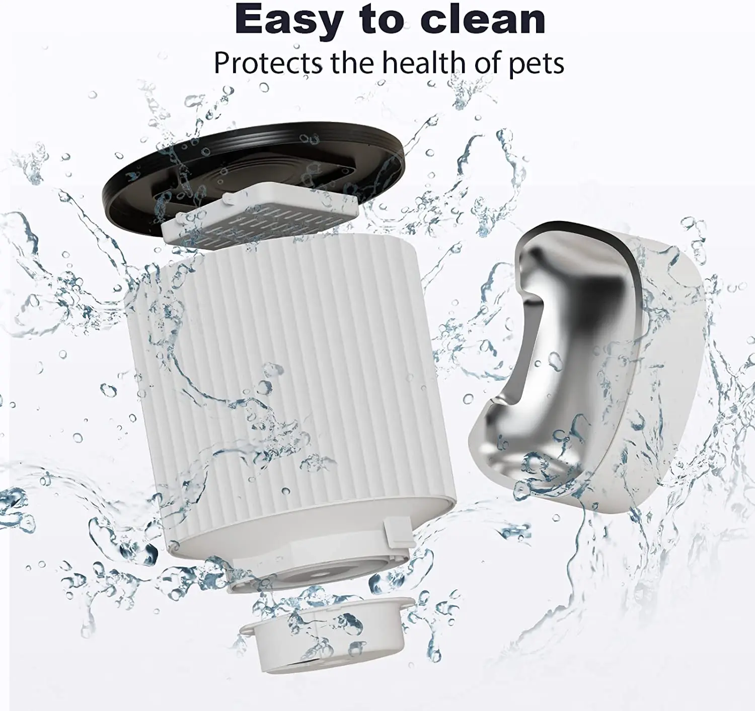 3L Wifi Smart Pet Bowl Abnormal Notice Key Locking Automatic Cat Dog Dispenser Pet Feeder