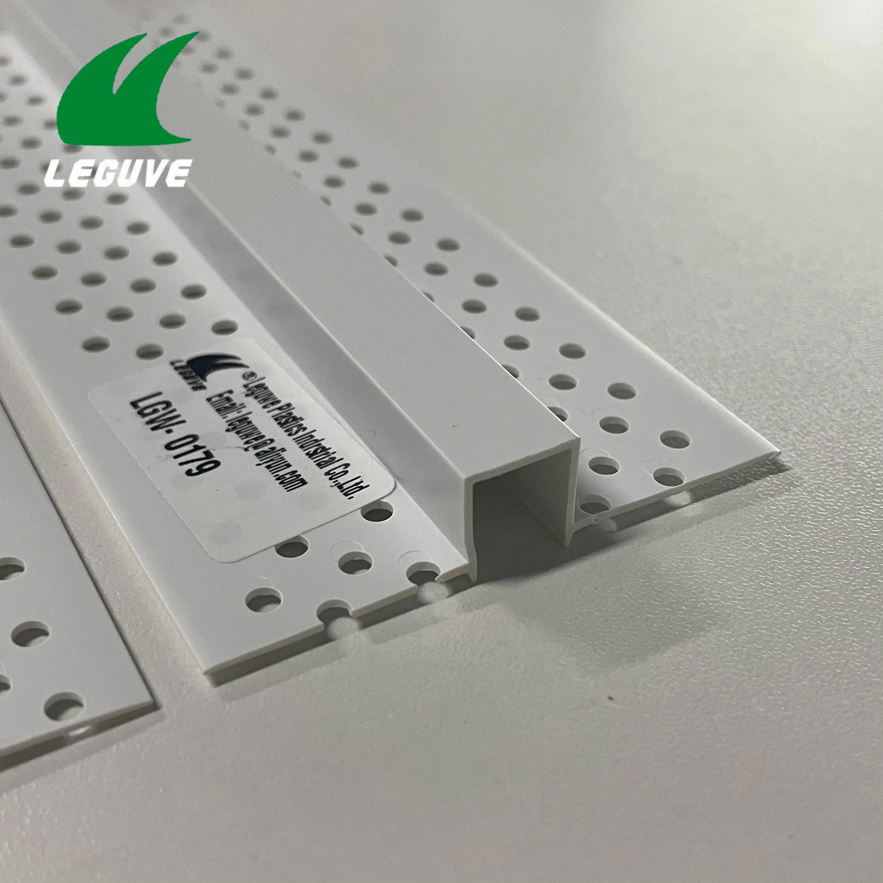 Leguwe Reliable and Durable PVC Building Profile Plastic Ceramic Corner Trim for Marble Edge Decoration