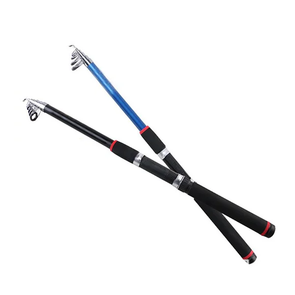 TOPIND Wholesale Super Hard Carp Telescopic Glass Fishing Pole Rod For Saltwater Freshwater Use