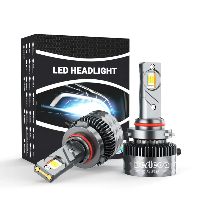 Canbus H1 Led Headlight Bulb 150W 40000Lm Cool White Led Light For Car with External  Ballast Driver Hb3 9005 Car Led Headlights