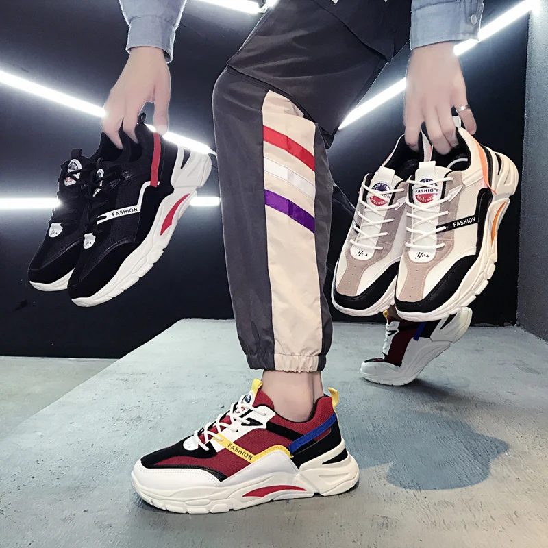 Good Quality China Shoes Factory wholesale Fashion mixed color Wear-resistant Running Sneakers Shoes Men Sport Shoes