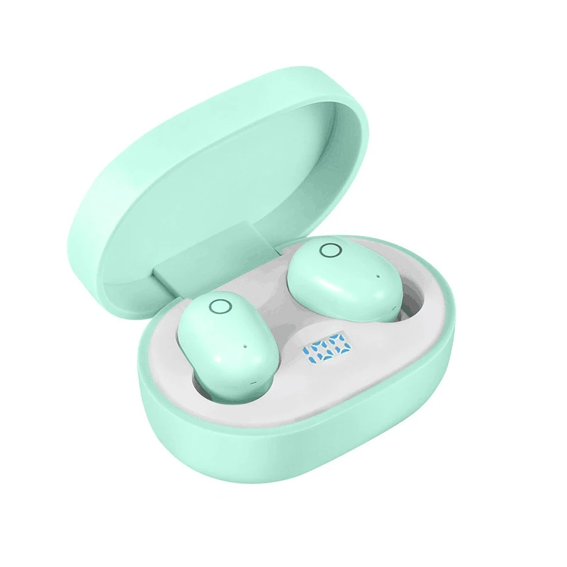 
New Free Sample Colorful LCD Screen OEM Hand Free Sport TWS Earphone 