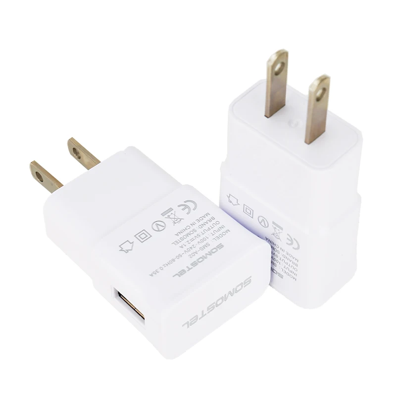 SOMOSTEL S6 S8 S10 S20 Quick Charge Fast Charger Travel Wall Usb Adapter 9v 5v/2a Cargador For Samsung V8