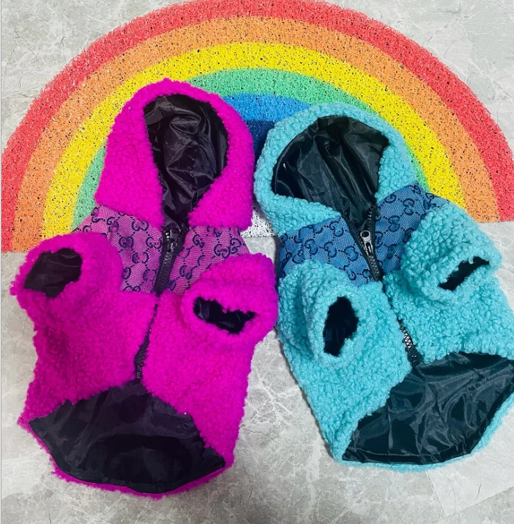 Wholesale Price Outfits Pet Clothes Dog Luxury Warm Cotton Padded Jacket Hoodie Pet Apparel Dog Clothes