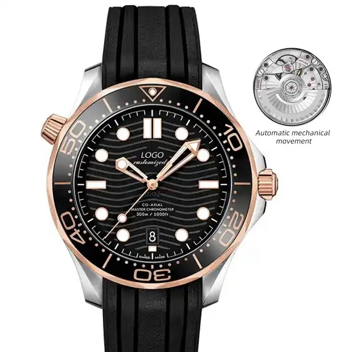 Fashion Mens Waterproof Chronograph Auto Date Business High-End  mechanical Watches for  Men cheapest  Luxury Roleis watch