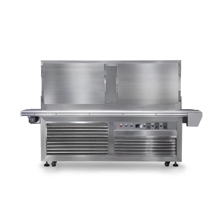 TENZ TC-5P Automatic tunnel Freezer machine cosmetic lipstick lip balm cream hot filled products auto