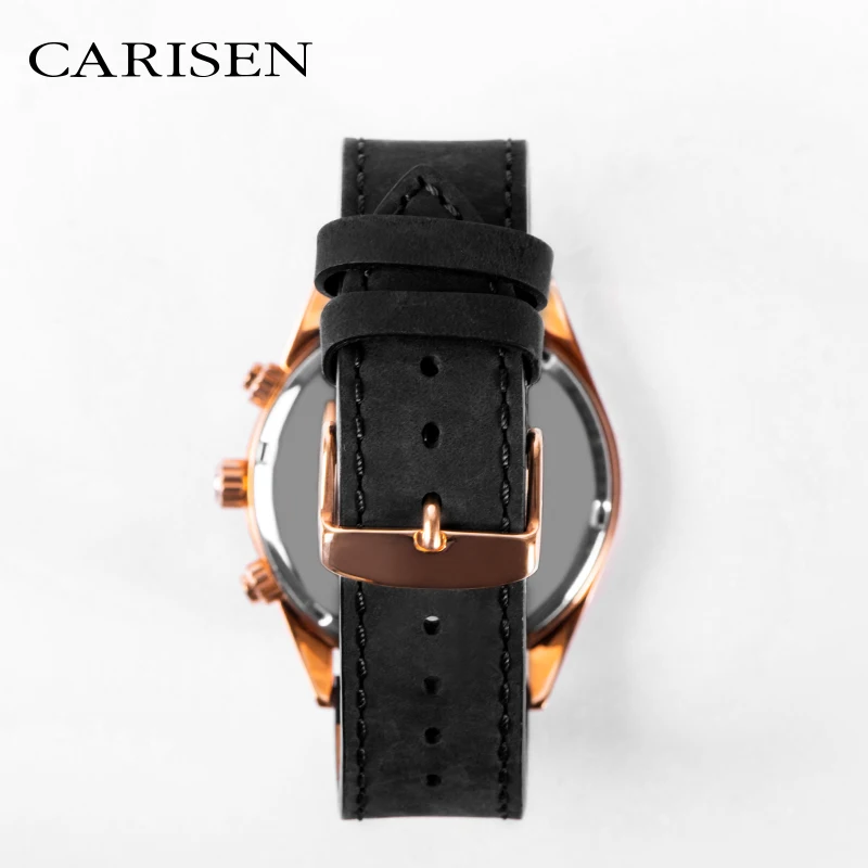 OEM ODM manufacturer custom logo japan movt quartz pilot watch stainless steel bezel l wrist men carisen