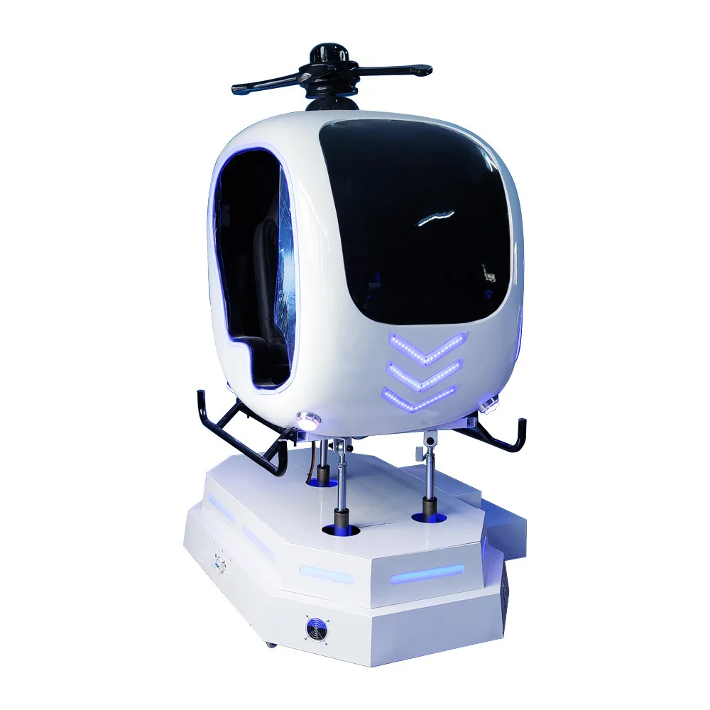 Vr симулятор полета вертолета 9d 360 градусов свободного видения Открытый Кемпинг небольшой самолет