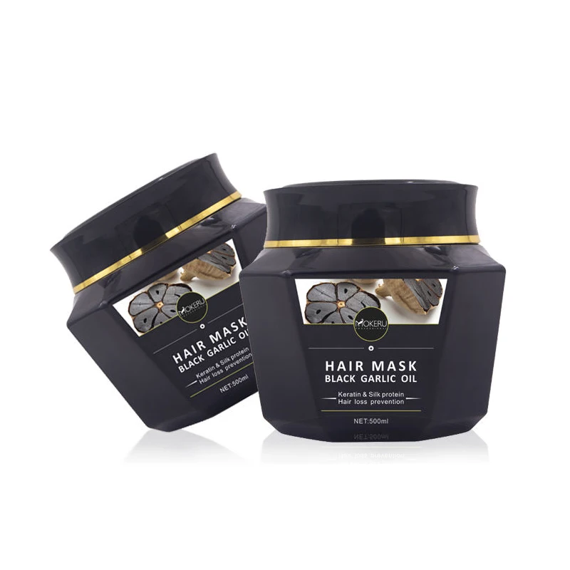 Black Garlic Oil Hair Deep Nourishment Keratin Silk Protein Hair Loss Prevention Hair
