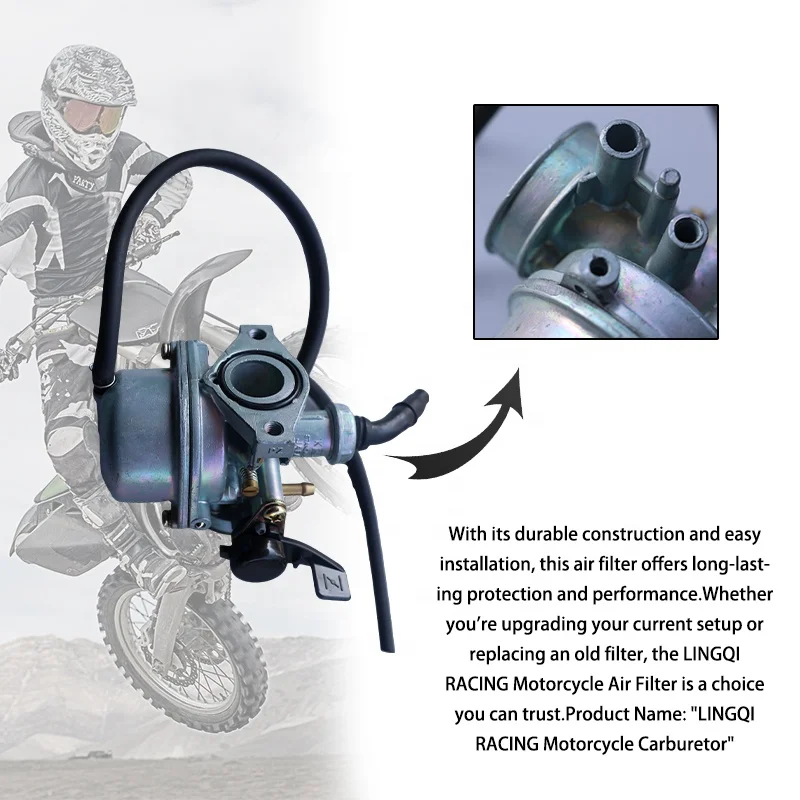 LING QI Universal Carburetor For  ATV Quad 4 Wheeler Dirt Bike Motorbike Motorcycle  Accessories