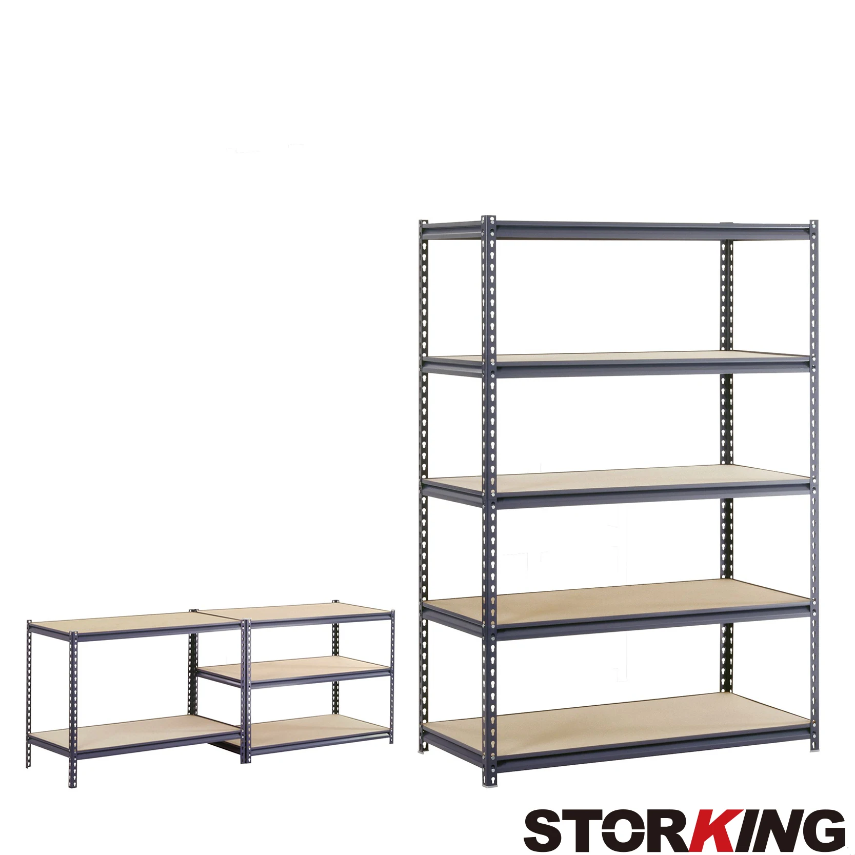 
Directly factory supplier MDF board metal shelving racks warehouse using 