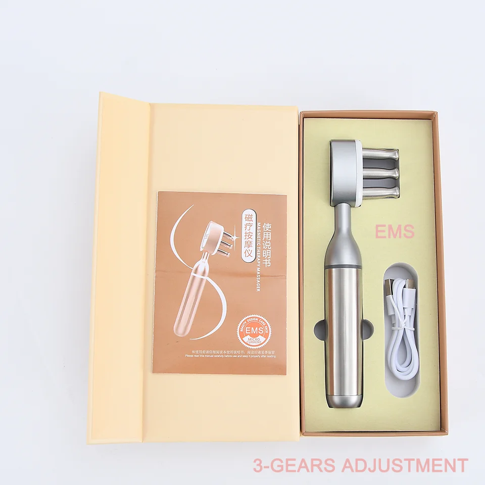 Portable Relaxing Electric Magnetic Therapy Massager Meridian Scraping Tools Acupuncture Massage Facial Device Body Massager