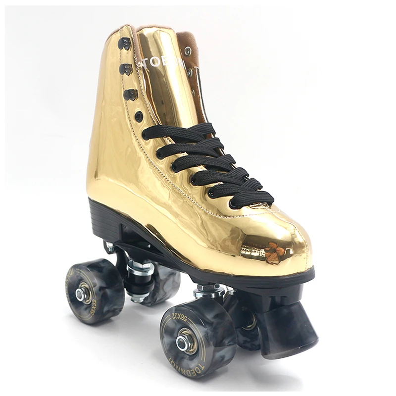 Serviceable ABEC-7 Bearing Special Leather Roller Skate For Woman