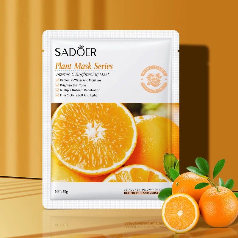 SADOER Private Label Plant Fruits Face Mask Moisturizing Skin Care Organic Mascarillasl Facial mask