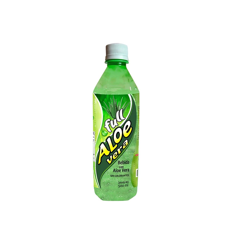  High quality PET bottled ALOE VERA drink 500ml*12 bottles aloe Strawberry flavor soft