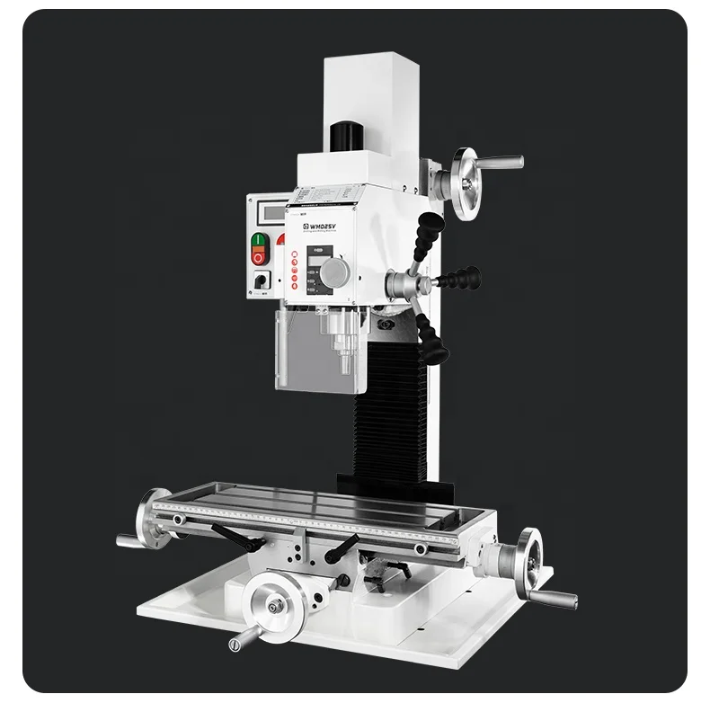 WMD25V Vertical Drilling and Milling lathe high precision manual mill drill lathe small milling machine