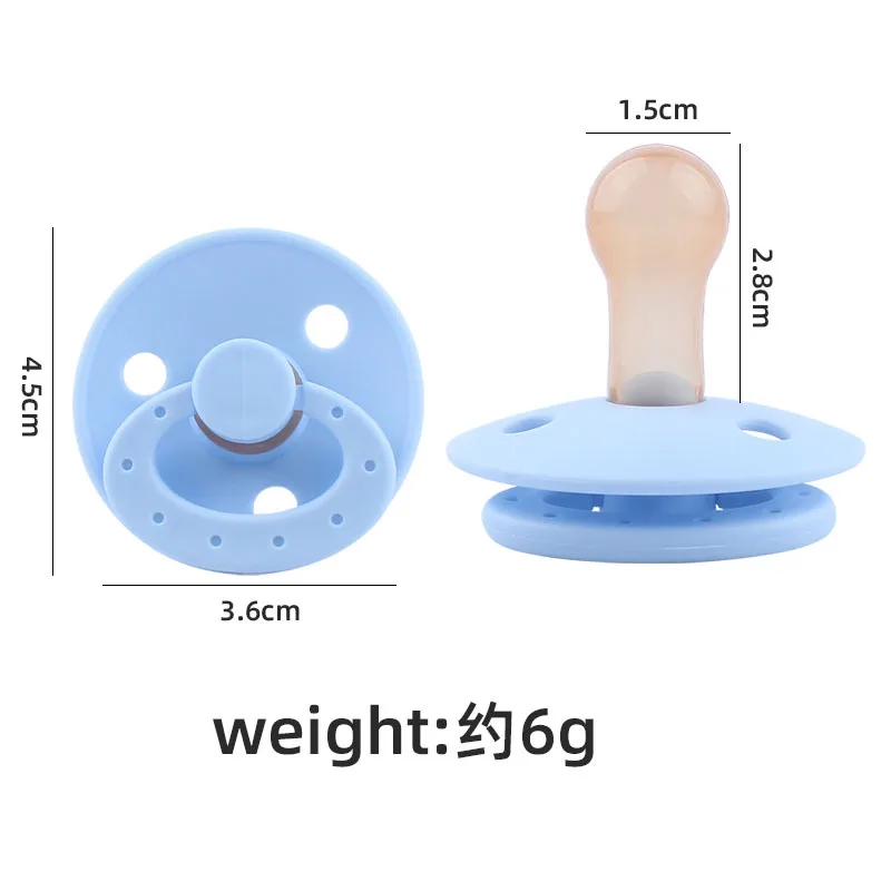 Newborn Baby Soft Food Silicone Nipple Infant Safe Circle Flower Type Nipples Toddler Pacifier Kids Teether Toy For Boy And Girl