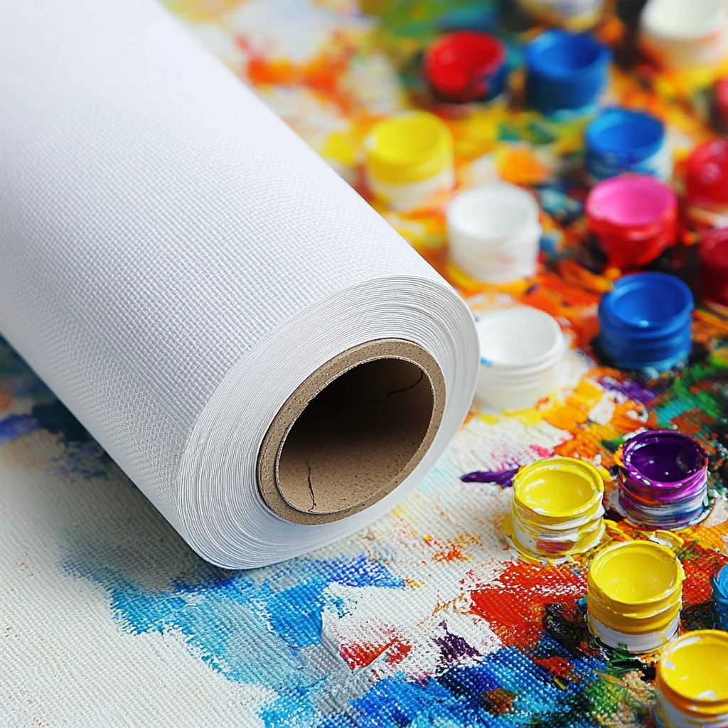 Poster Canvas Art Eco Solvent Matte Polyester Canvas Paper Roll For Painting/blank canvas roll