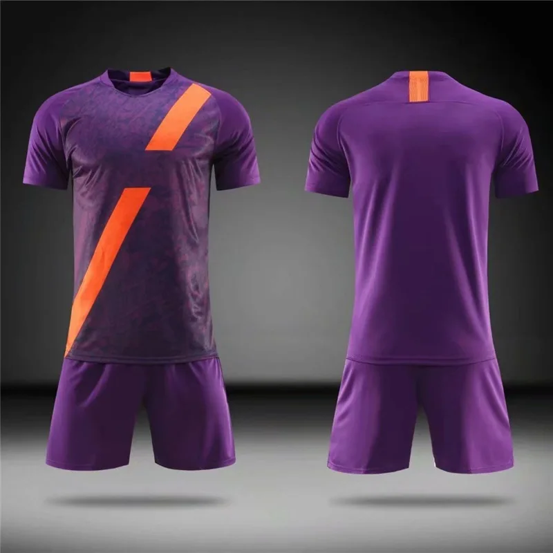 Wholesale mens quick dry football training uniform soccer game set jersey design thailand quality soccer wear