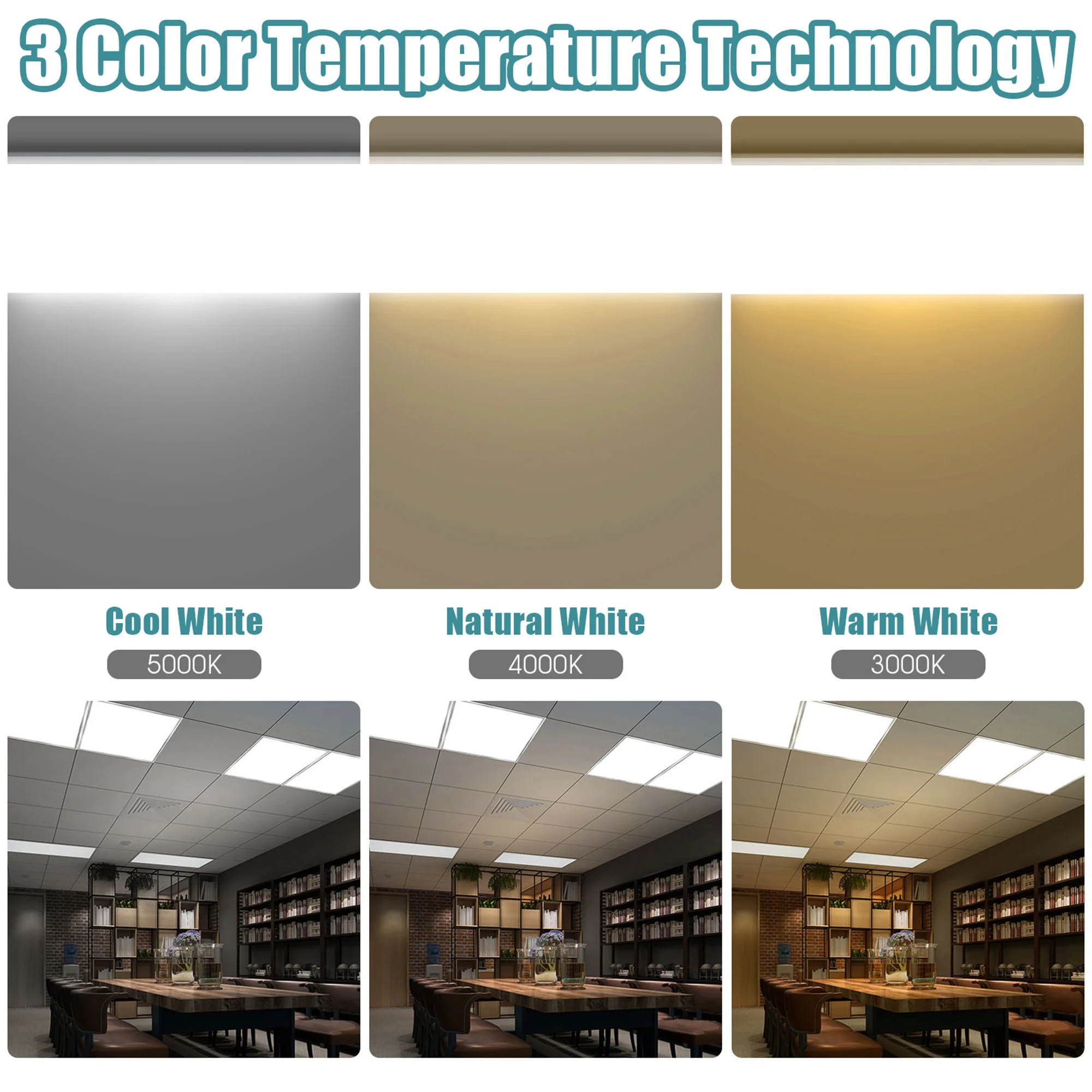 Commercial Lighting 60x60 600x600 Slim 595*595 Led Panel Light