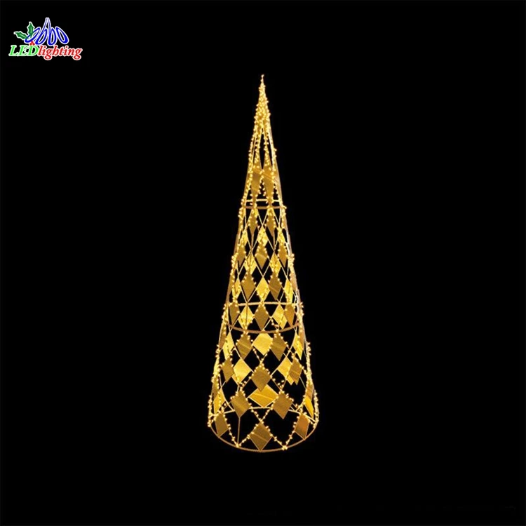 Открытый 3D светодиодный свет большой гриб мотив украшения для рождественского сада освещенные