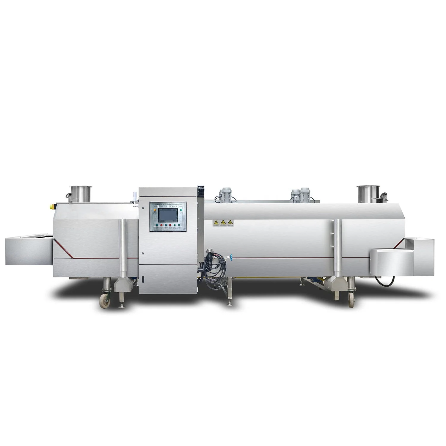 Liquid nitrogen tunnel iqf quick freezing machine