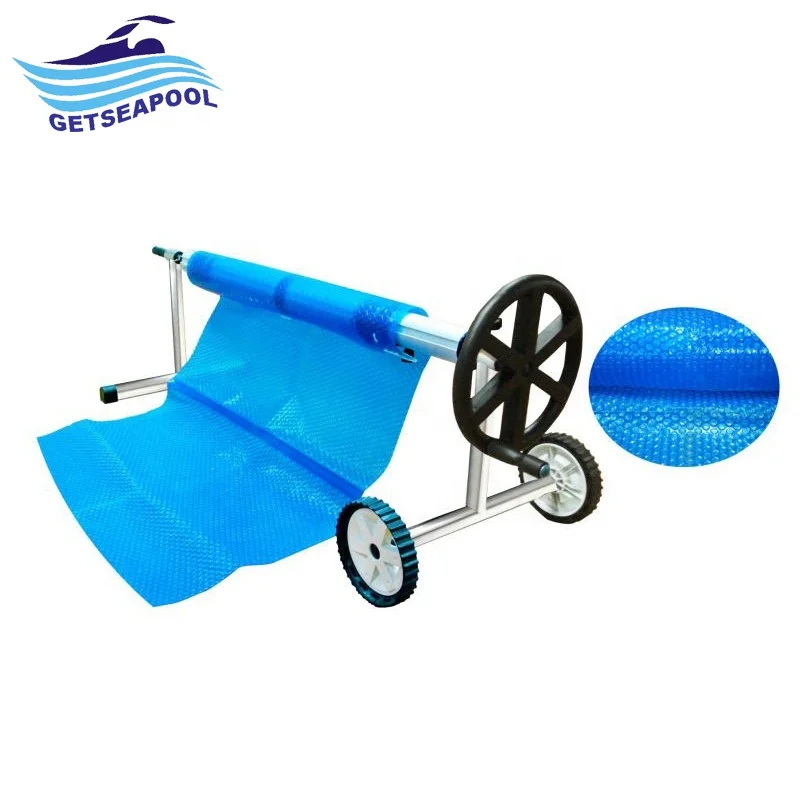 7meter flexible manual roller type swimming pool cover reel