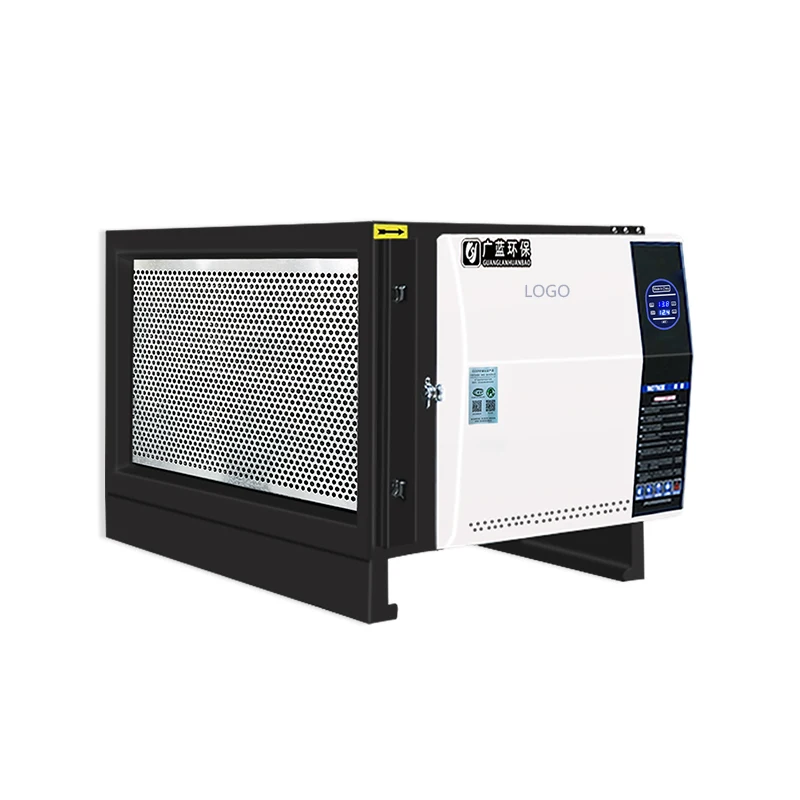 JINJELI  commercial kitchen coffee roaster smoke filter with esp relectrostatic air cleaner