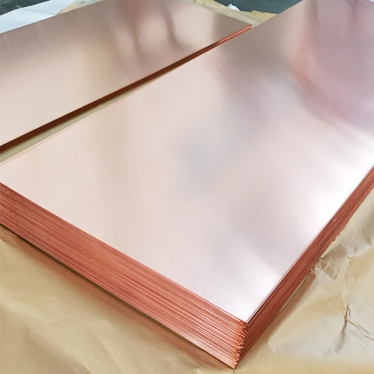 wholesale  99.9% pure copper  cold rolled  thickness 0.2mm  jis h3100 c1100 copper sheet plate