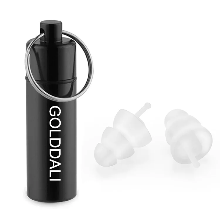 Custom Logo transparent Ear Plugs Party Soft Silicone Earplugs
