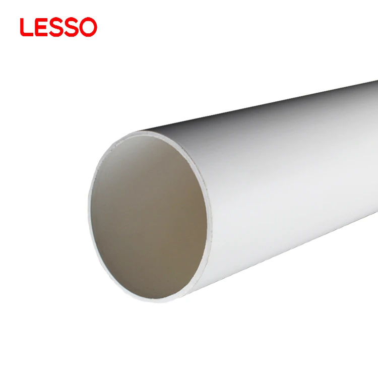 LESSO Aging resistance Heat resistant 75 90 110 125mm 0.63 0.8 1.0 1.25 1.6 2.0 2.5MPa pvc-u plastic pipe price