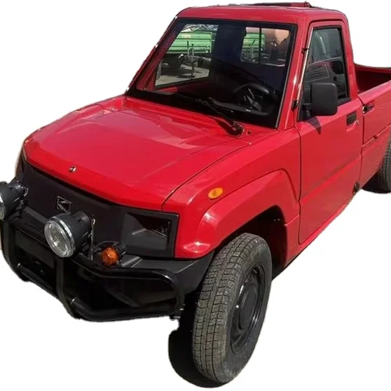 Dual/ Single/ 4X4WD Cab Aluminum  Pickup Truck 4kw 5kw 7.5kw 10.5kw motor utility green vehicle