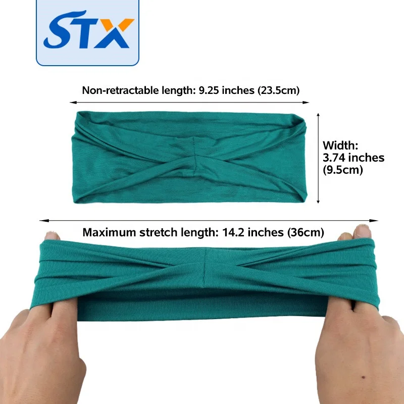 Shuntaixin Wholesale Designer Fashion Fit Face Skincare Makeup Woman Hair Band Cloth Elastic Custom Sports Headband With Logo