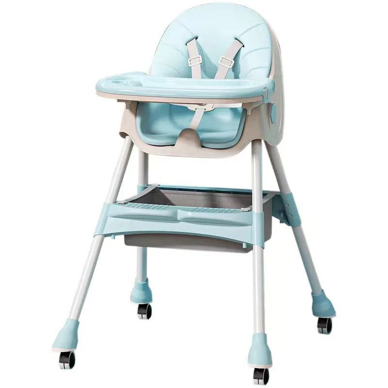 RHS-HC2  Baby Booster Seat with  Compact Folding Made of Durable Plastic Feeding Eating Chair for Dining Room
