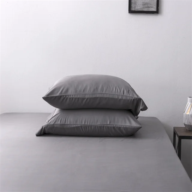 2024 Luxury Home Textile Bed Linen Set Woven Bamboo Lyocell Stain Resistant Fitted Sheet Duvet Cover Set