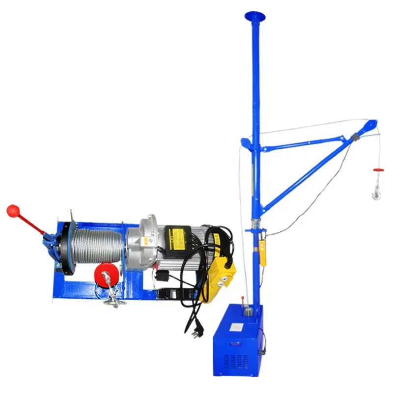 300KG-500KG Used 220V Indoor Electric Clutch Small Lifting Crane