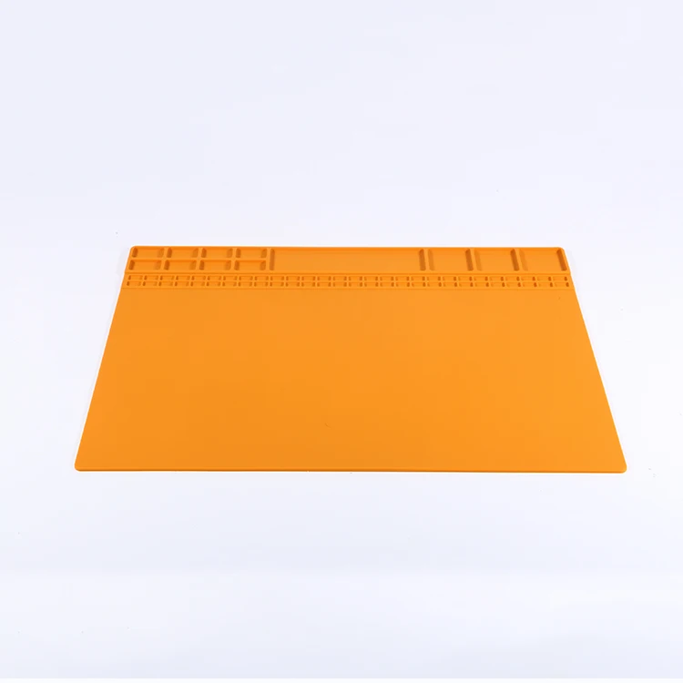 Multifunctional heat resistant soldering silicone cell phone repair mat pad