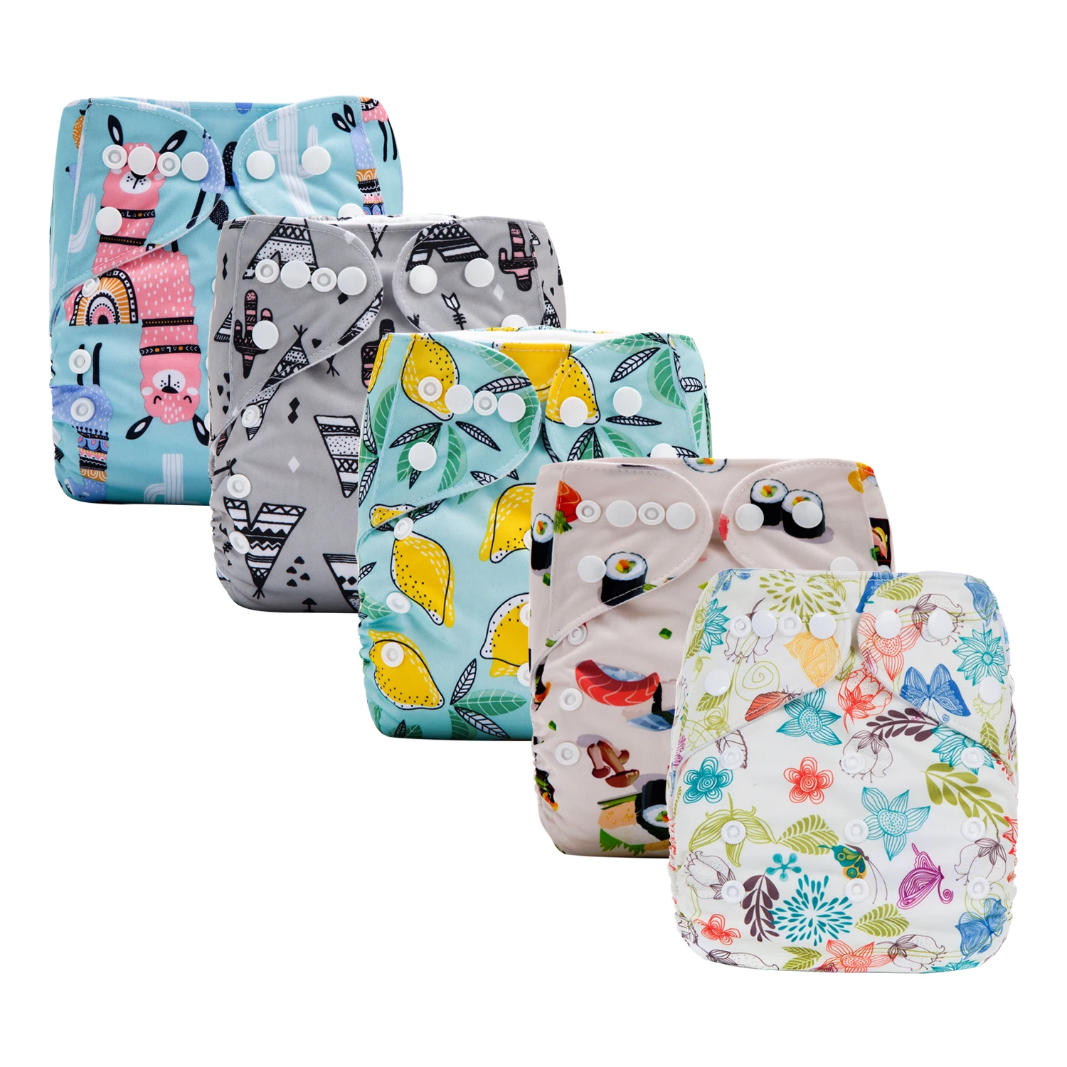 AnAnBaby Baby Pocket Diapers Reusable Washable Ecological Cloth Diapers