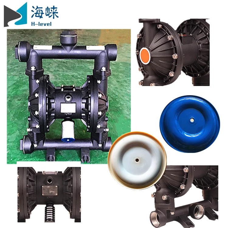 2inch 378 l/min CE aluminium alloy air operated pneumatic double diaphragm pump